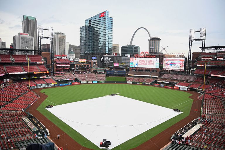 Atlanta Braves vs. St. Louis Cardinals game delayed due to rain Friday 7/10/26