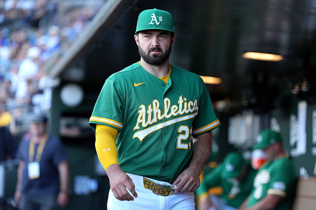 What happened to Shea Langeliers? Injury updates for Athletics vs. Marlins on 7/3/26