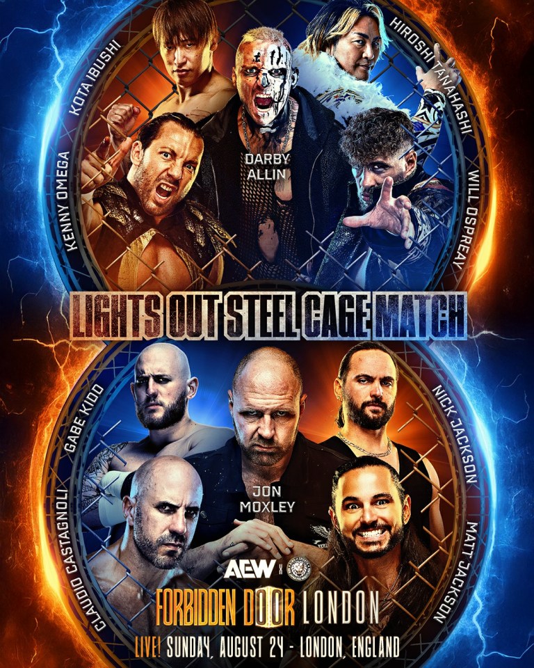 Who Wins the Lights Out Steel Cage Match at AEW Forbidden Door: Pick, Prediction for Team Allin vs. Team Moxley