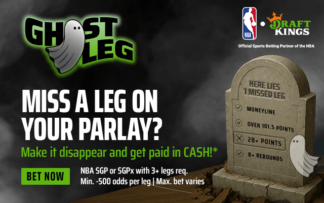 NBA Ghost Leg is LIVE on DraftKings Sportsbook! Learn How to Claim Your Token Here