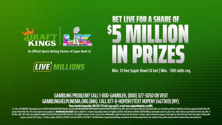 Super Bowl Live Millions: Everything DraftKings Sportsbook Bettors Need To Know