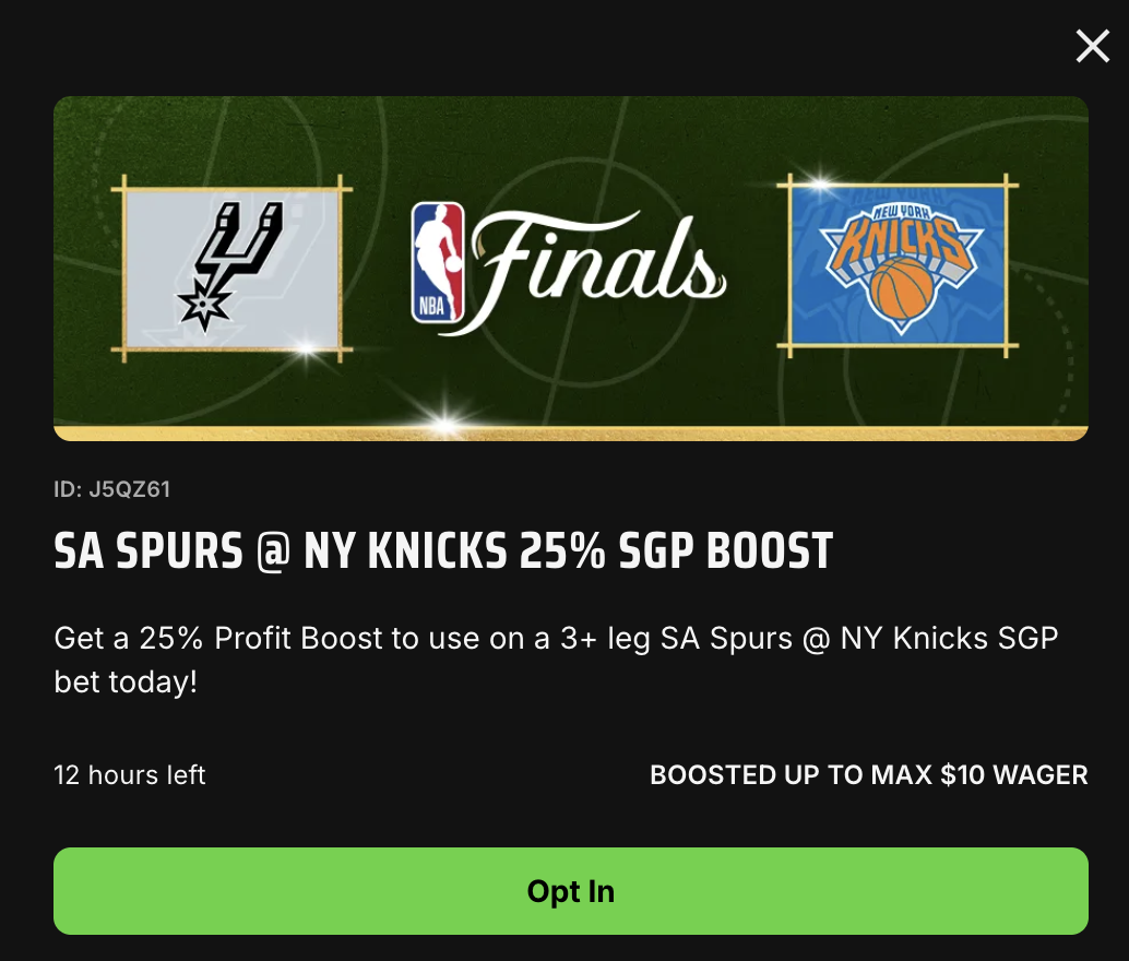 NBA Best Bets: Top Same Game Parlay for Spurs at Knicks NBA Finals Game 3