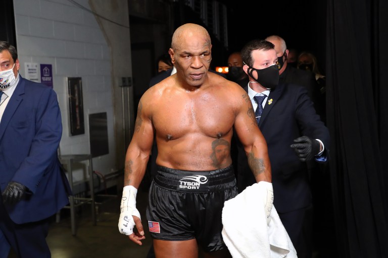 When was Mike Tyson’s last professional fight?