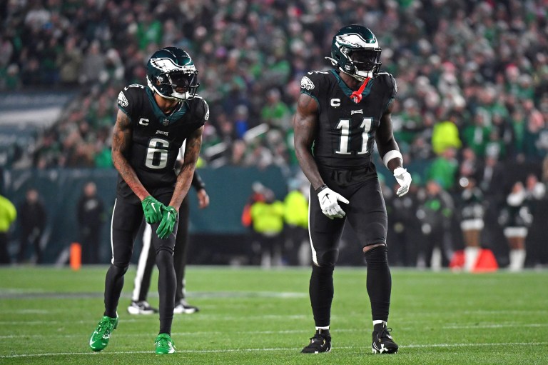 Will DeVonta Smith and A.J. Brown play Sunday vs. the Buccaneers?