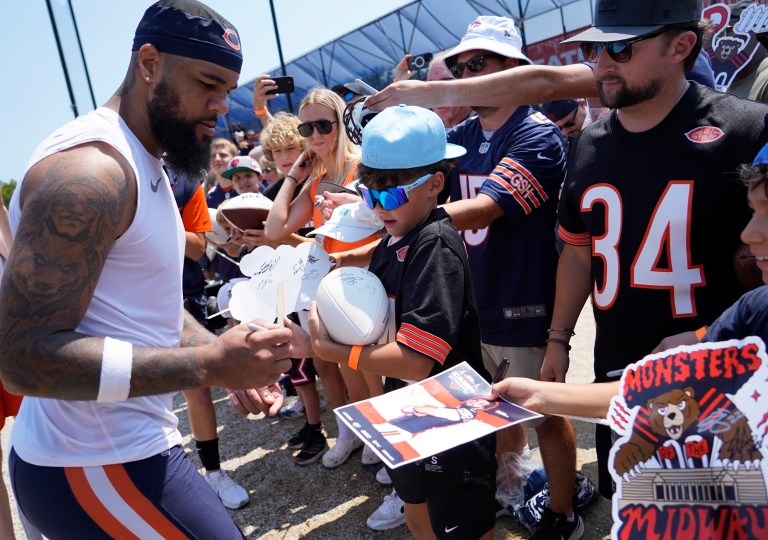 Bears WR Keenan Allen (heel) will play today vs. the Titans