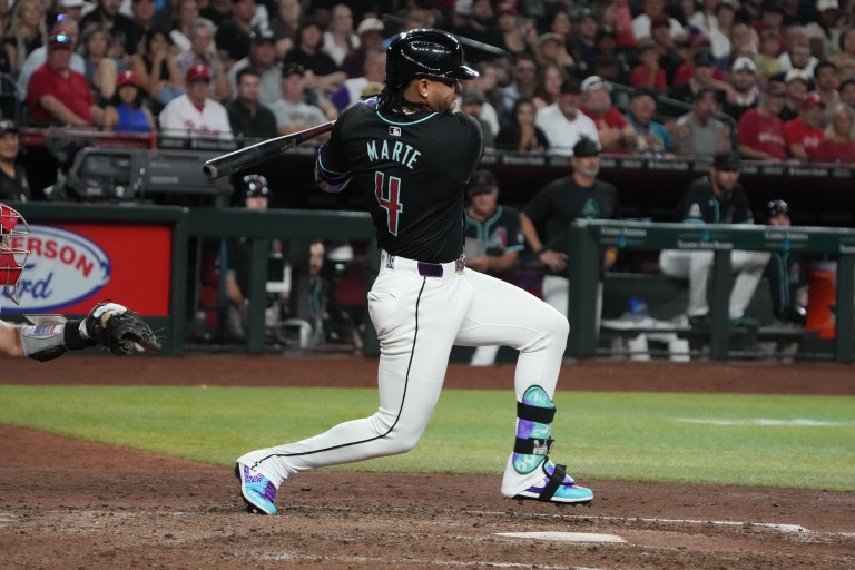 Ketel Marte (ankle) in lineup Monday vs. Rockies