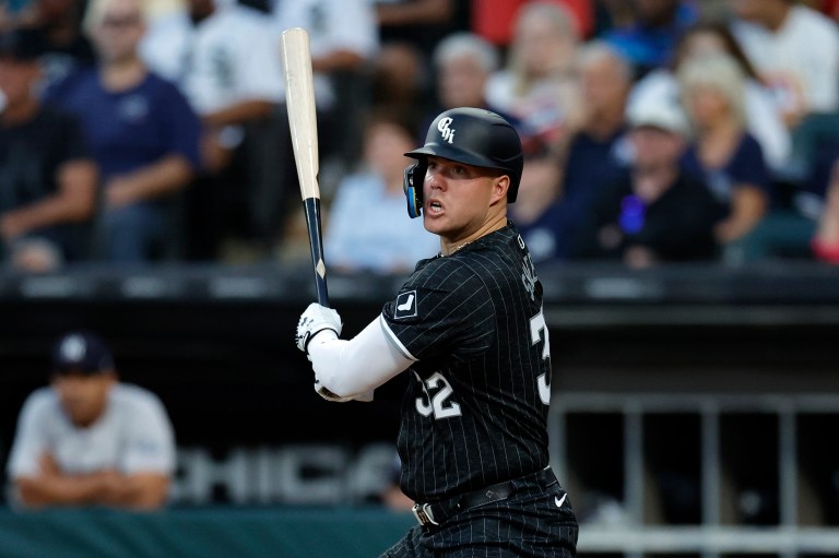 Gavin Sheets drives in three in rout of Yankees