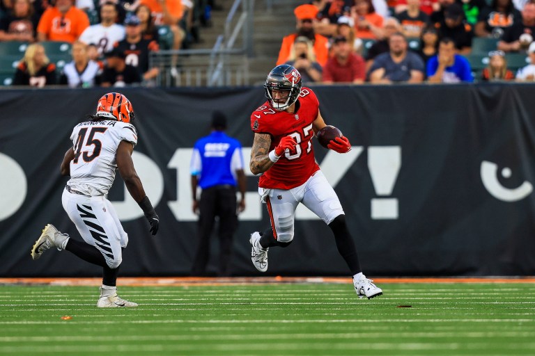 Is Payne Durham a strong DFS target if Cade Otton sits in Week 18?