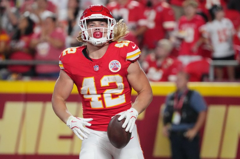 Will Carson Steele score a touchdown in Week 4 vs. Los Angeles Chargers?