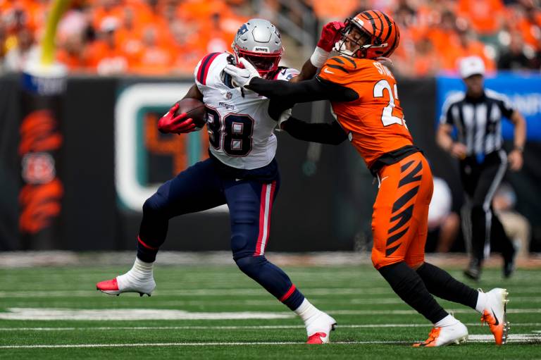Will Rhamondre Stevenson score a touchdown in Week 12 vs. Miami Dolphins?