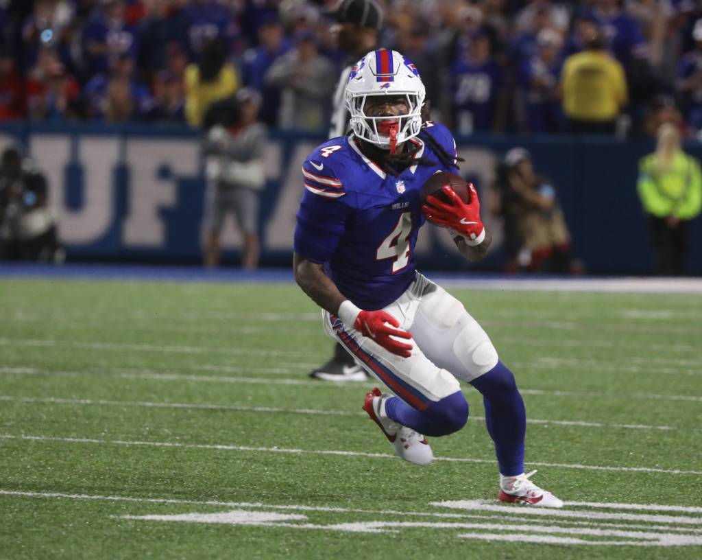 If James Cook sits, is Ty Johnson or Ray Davis worth a look on the waiver wire?