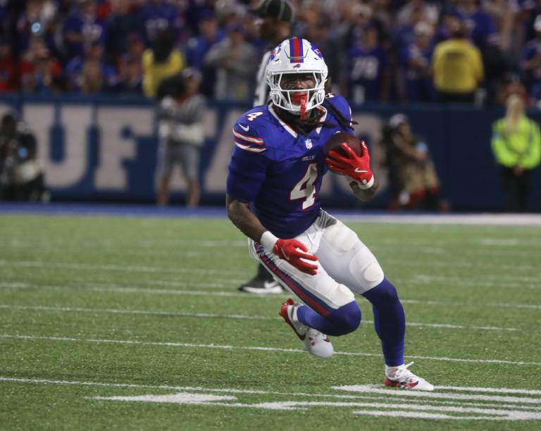 If James Cook sits, is Ty Johnson or Ray Davis worth a look on the waiver wire?