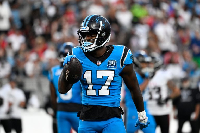 What happened to Xavier Legette? Live injury updates for NFL Week 9