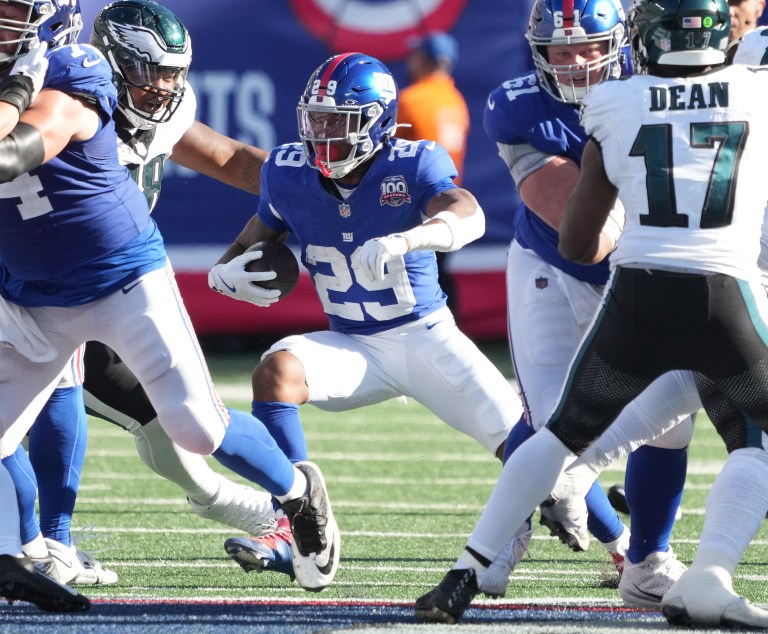 Is Tyrone Tracy playing in Week 9 vs. the Commanders?