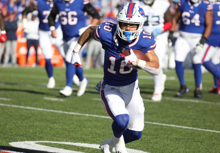 How valuable are Khalil Shakir and Keon Coleman if Amari Cooper sits?