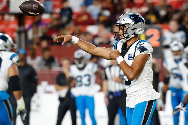 Can you start any Panthers on Sunday with Bryce Young at quarterback?