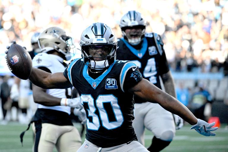 Is Chuba Hubbard still a must-start with Jonathon Brooks healthy?