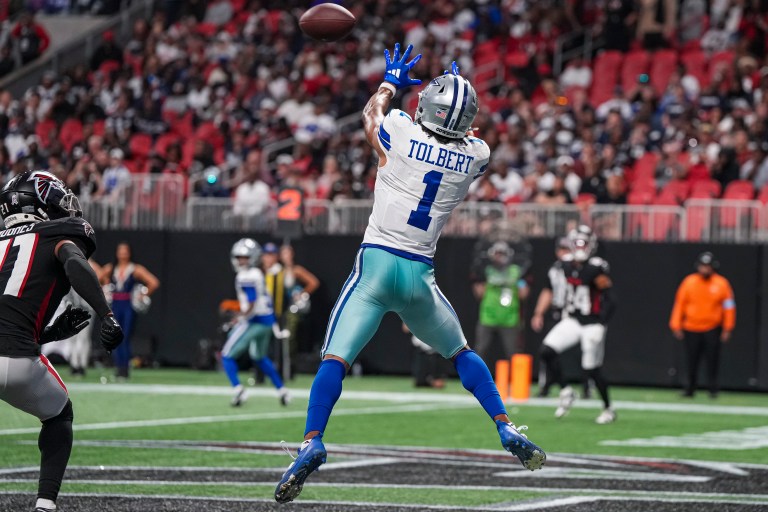 Is Jonathan Mingo or Jalen Tolbert the better start in Week 10 if CeeDee Lamb sits?