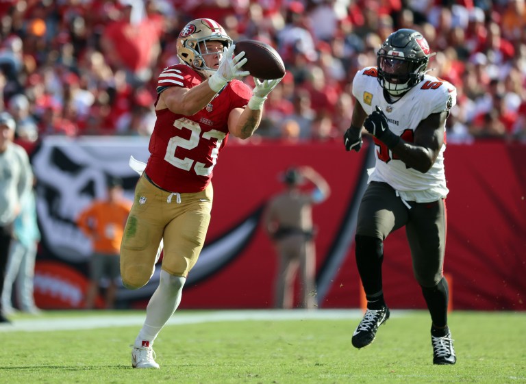 Christian McCaffrey best prop bets for 49ers vs. Seahawks