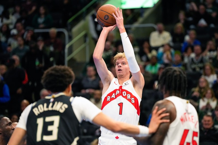 Gradey Dick best prop bets for Raptors vs. Knicks