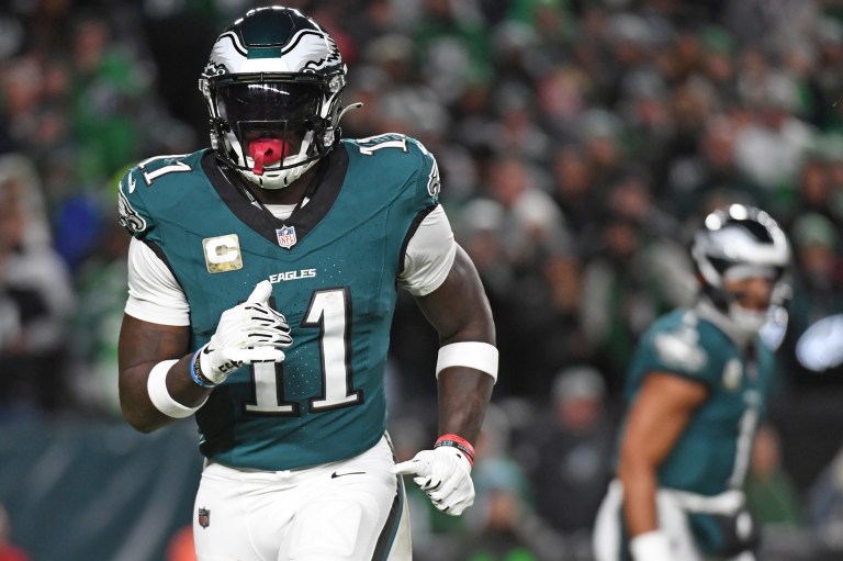 How valuable is A.J. Brown if DeVonta Smith sits vs. the Rams?