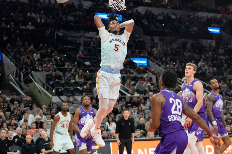 NBA Value Pick: Play Stephon Castle with Devin Vassell ruled out