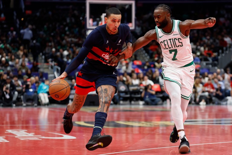 What happened to Kyle Kuzma? Live injury updates Wizards vs. Clippers