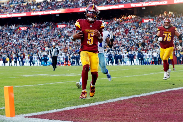 Jayden Daniels best prop bets for Commanders vs. Titans