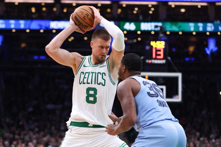 What happened to Kristaps Porzingis? Live injury updates for Celtics vs. Wizards