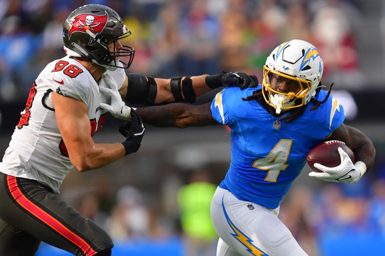 Thursday Night Football Props: Gus Edwards best bets against the Broncos