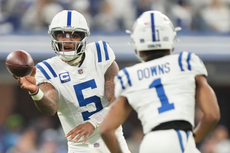 What is Josh Downs’ DFS ceiling in Week 17 if Anthony Richardson sits?