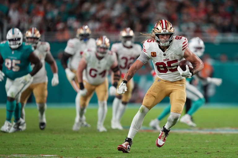 George Kittle Best Prop Bets for 49ers vs. Lions on Monday Night Football