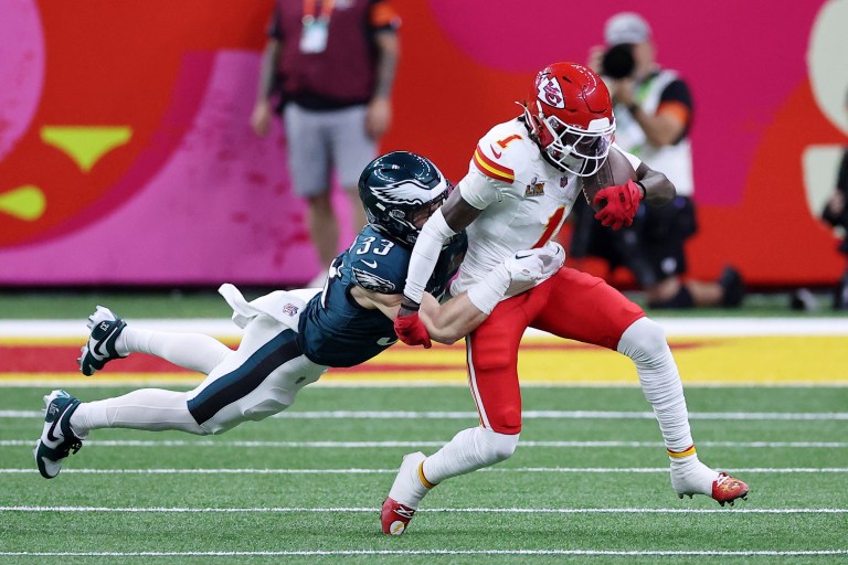 Tracking Xavier Worthy’s performance in Super Bowl 2025 vs. Eagles