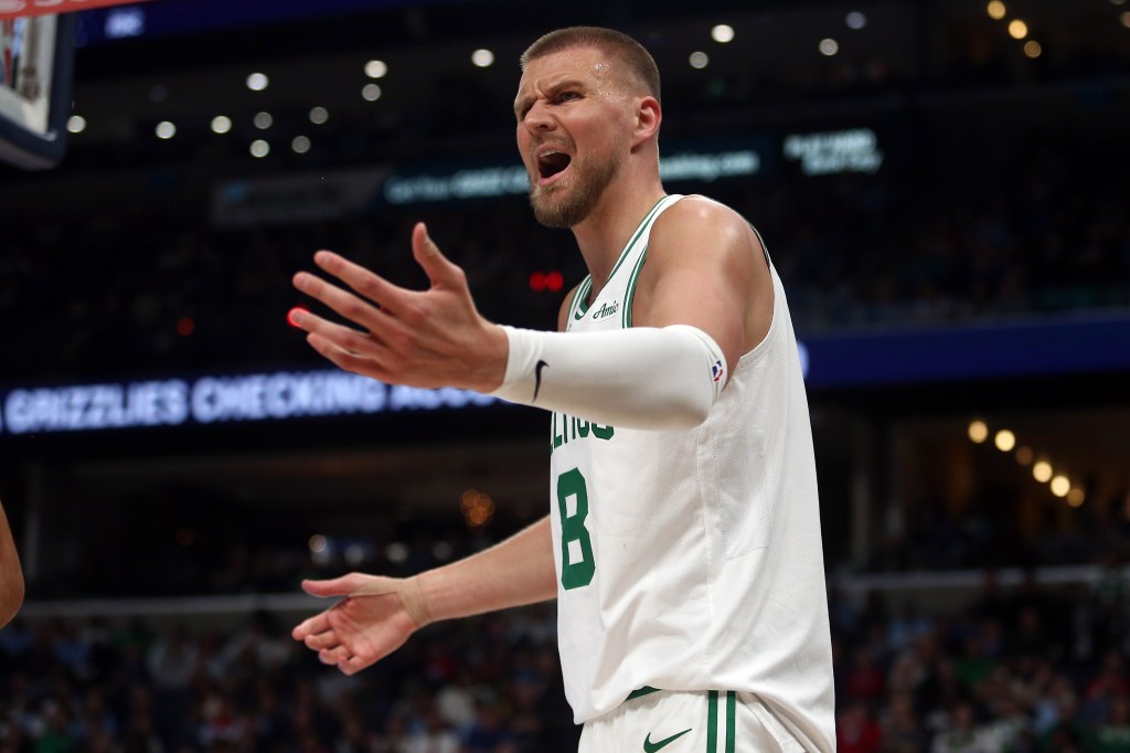 What happened to Kristaps Porzingis? Live injury updates for Celtics vs. Suns 4/4/25
