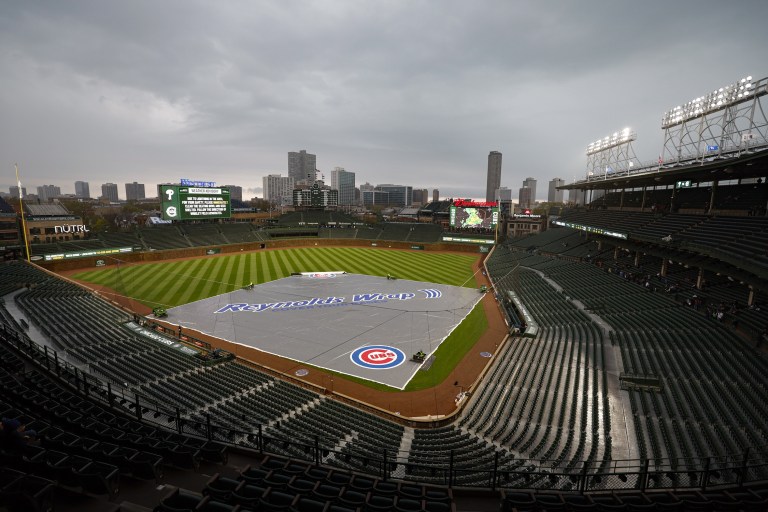 Brewers at Cubs game postponed due to rain Wednesday 6/18/25