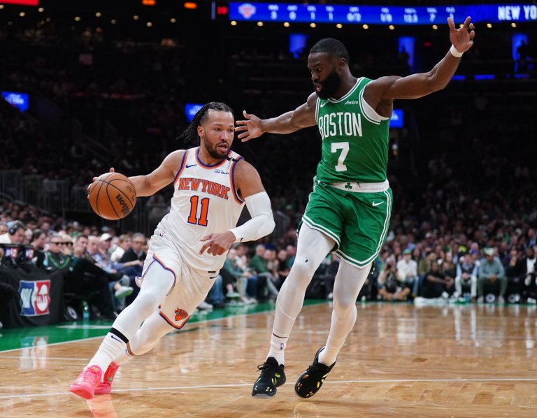 How is the public betting Knicks vs. Celtics in Game 5 of the NBA Playoffs?