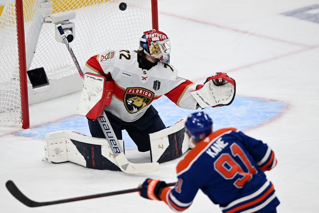 WATCH: Oilers and Panthers score five first-period goals in Stanley Cup Final Game 2