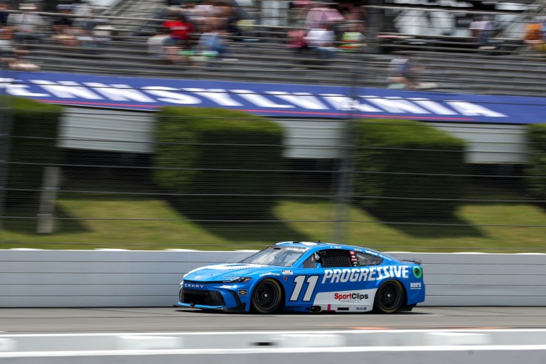 NASCAR starting lineup: Denny Hamlin claims pole in qualifying for The Great American Getaway 400