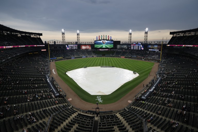 Phillies vs. White Sox game delayed due to rain Wednesday 7/30/25