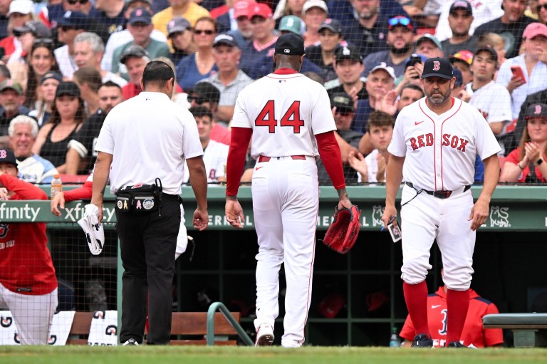What happened to Aroldis Chapman? Live Injury Updates for Red Sox vs. Dodgers 7/27/25
