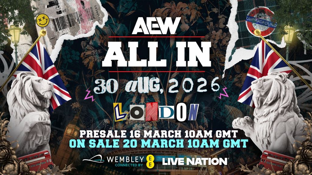 AEW All In 2026 Returns to Wembley Stadium: Date, Presale & Ticket Details