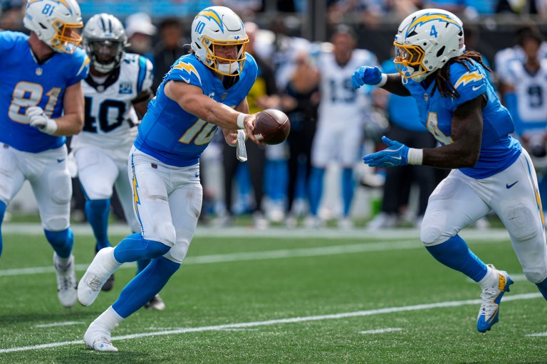 Best Gus Edwards prop bet for Chargers vs. Chiefs